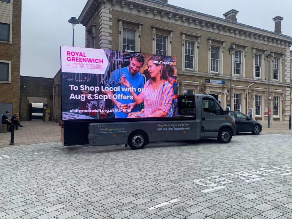 Digital Advan for Royal Greenwich shopping campaign